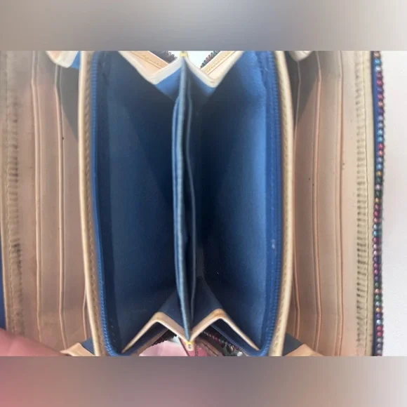 Dooney & Bourke Multicolor Rainbow 🌈 Zip Wallet - Picture 5 of 5